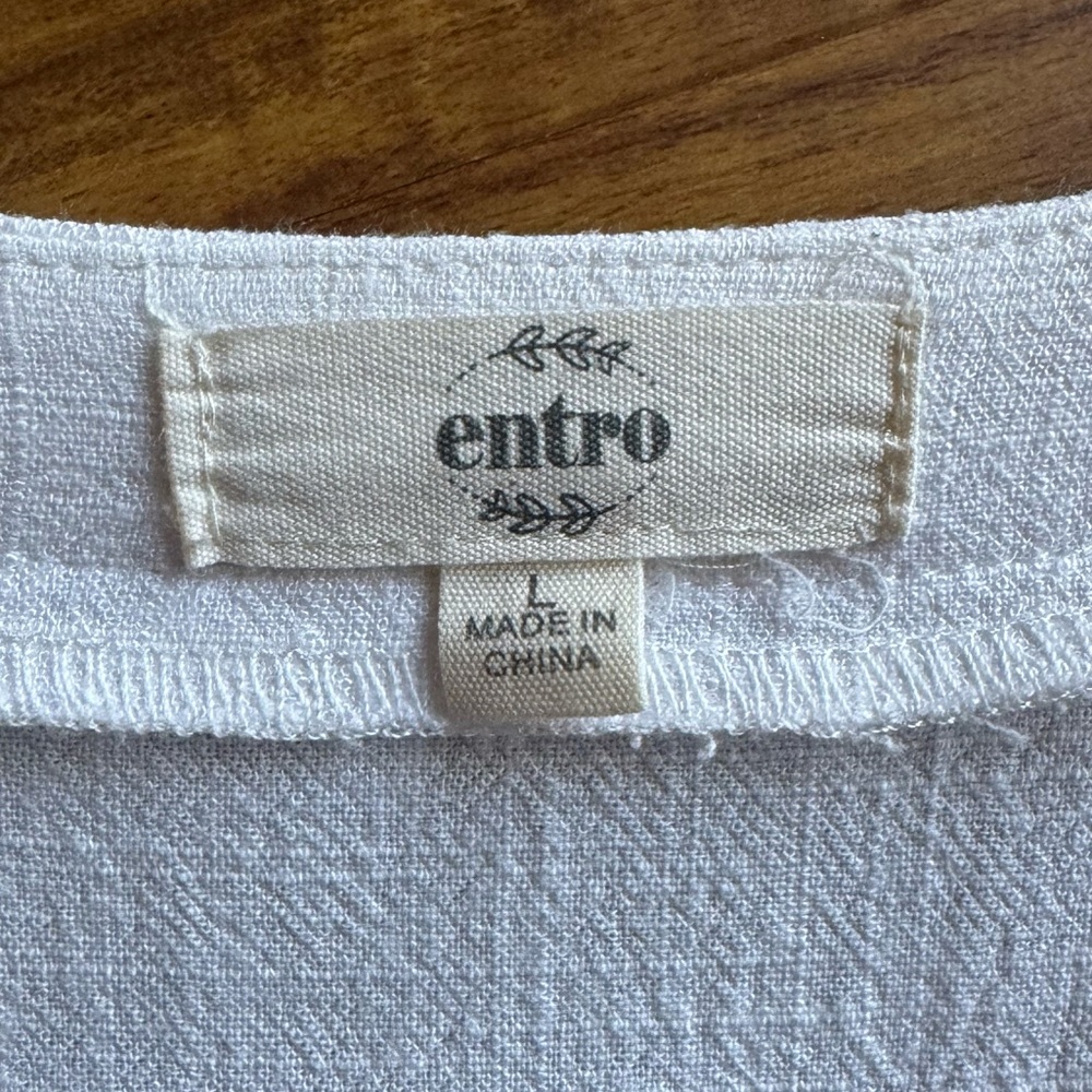 Entro Color Block Top - Large - Linen - Picture 4 of 7